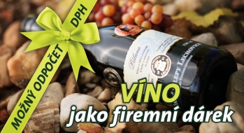  v�no jako d�rek, mo�nost odpo�tu DPH