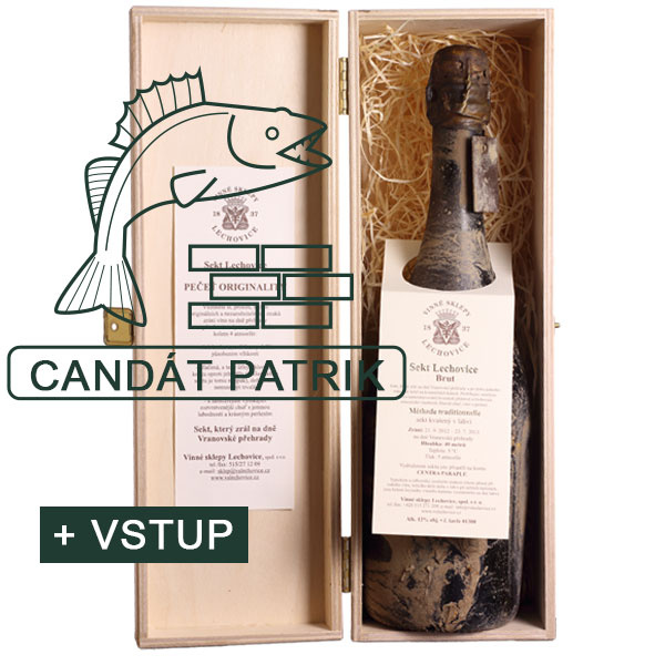 Sekt-Vranov-2011-candát-Patrik se vstupenkou