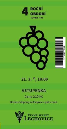 4 roční období - degustace vín - JARO