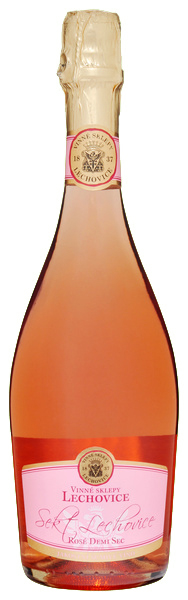 Sekt - Lechovice demi sec ROSÉ - 0,75 l