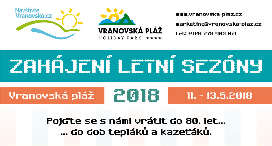 Vranovská pláž - zahájení letní sezóny