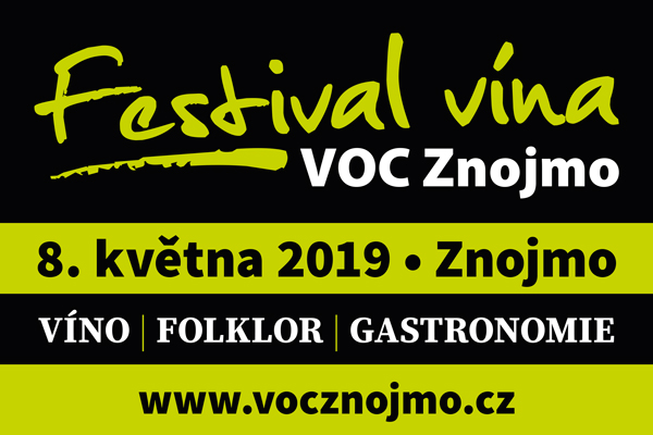 Festival vína VOC Znojmo 2019 - program, pozvánka